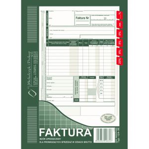 Druk MiP Faktura Brutto A5/80